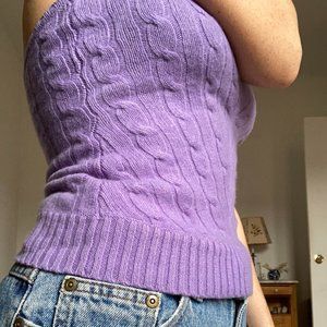 Ralph Lauren 90s cashmere halter top